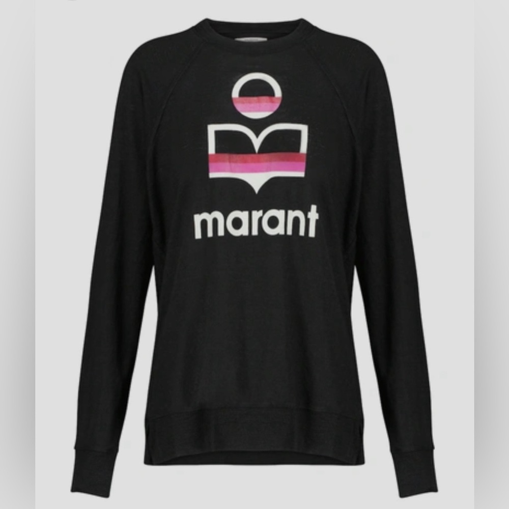 ISABEL MARANT ÉTOILE
Kiefferf Logo Graphic linen logo pullover